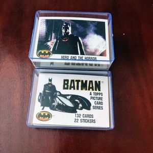 1989 Topps Series 1 Batman Cards Lot (incomplete)